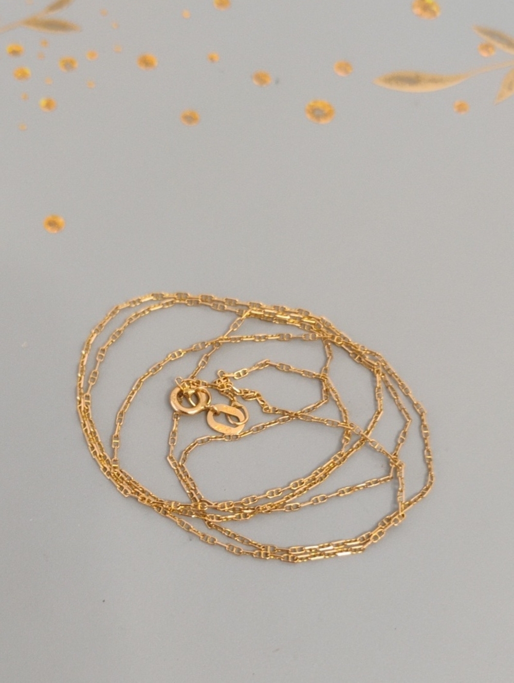 Valentino Chain 14 K Gold Necklace